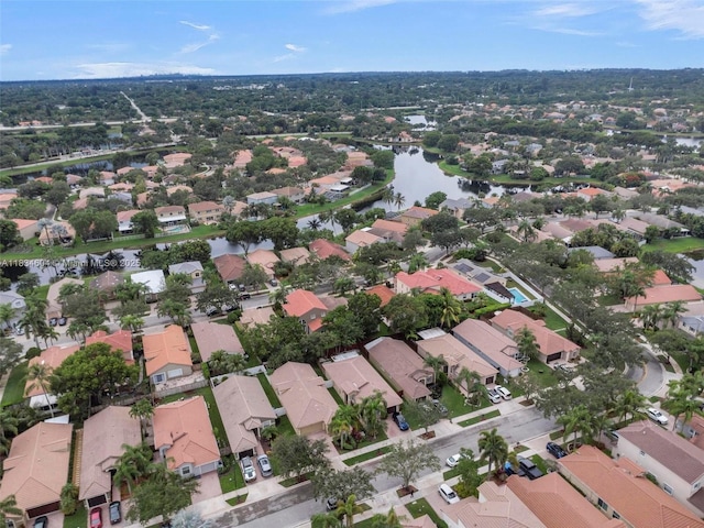 16410 Sapphire Bnd, Weston, FL 33331 - aerial perspective of suburban area featuring a nearby body of water