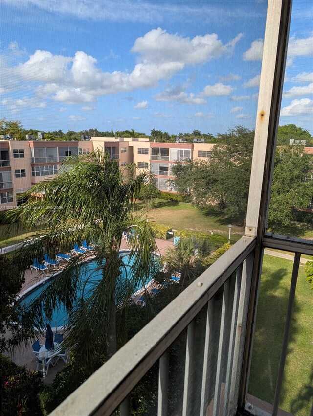 6751 Cypress Rd Unit 405, Plantation, FL 33317 - view of balcony
