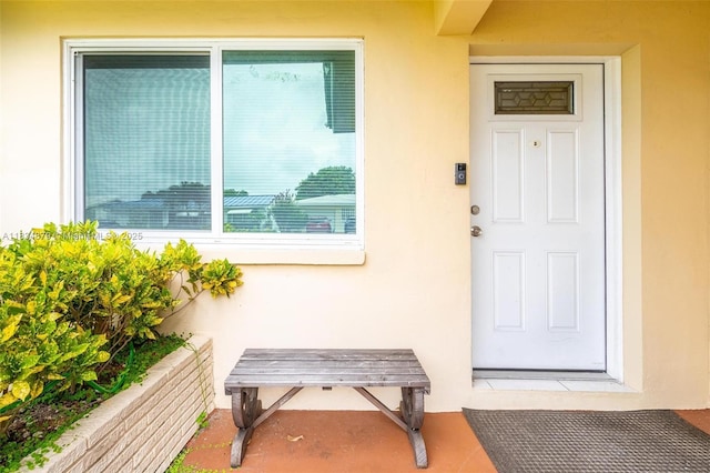 4803 NW 47th Ter, Tamarac, FL 33319 - property entrance featuring stucco siding