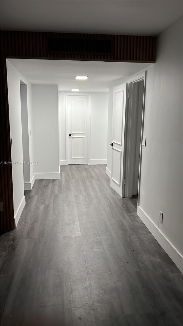 9850 Hammocks Blvd Unit 107, Miami, FL 33196 - hallway with dark wood-type flooring
