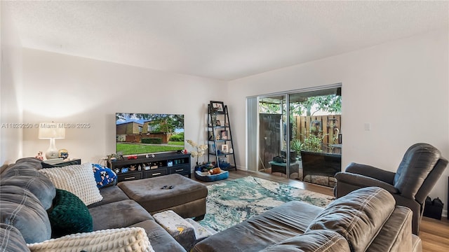 9111 SW 22nd Ct Unit B-3, Davie, FL 33324 - living area featuring wood finished floors