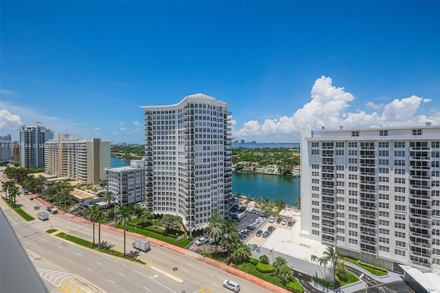 5701 Collins Ave Unit 1611, Miami Beach, FL 33140 - view of property with a water view and a city view