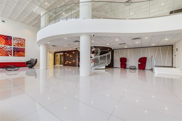 5701 Collins Ave Unit 1611, Miami Beach, FL 33140 - lobby featuring a high ceiling
