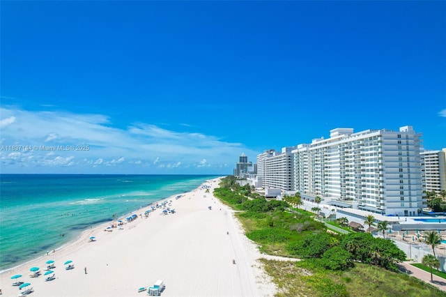5701 Collins Ave Unit 1611, Miami Beach, FL 33140 - water view featuring local beach