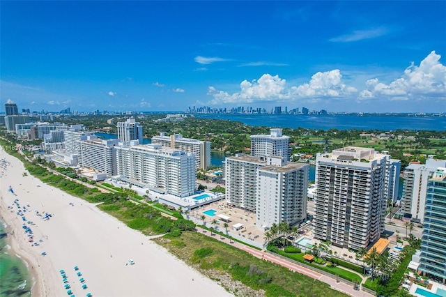 5701 Collins Ave Unit 1611, Miami Beach, FL 33140 - bird's eye view of skyline and unending shoreline