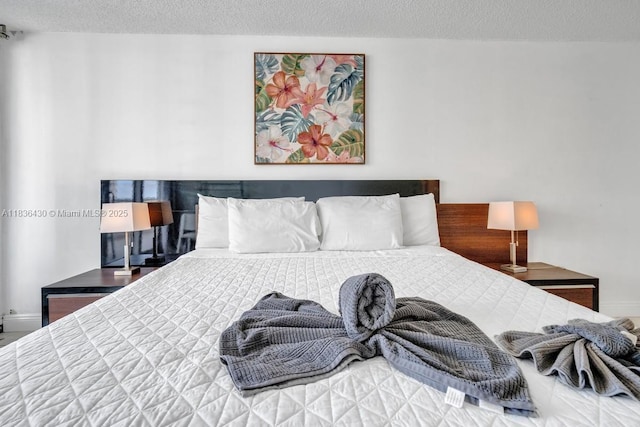 1717 N Bayshore Dr Unit A-3237, Miami, FL 33132 - bedroom with a textured ceiling