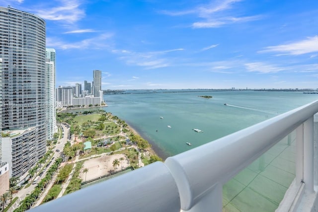 1717 N Bayshore Dr Unit A-3237, Miami, FL 33132 - water view featuring nearby urban area