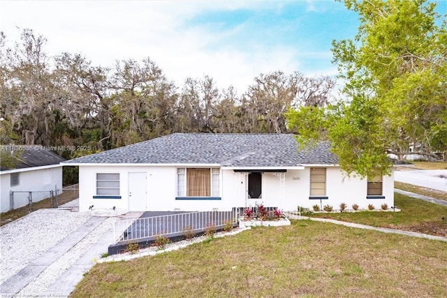 2600 Lakeview Dr, Sebring, FL 33870 - ranch-style house with stucco siding and a shingled roof