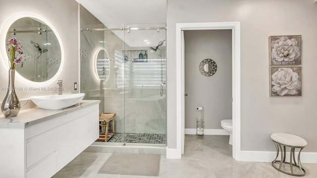 16204 SW 18th Pl, Miramar, FL 33027 - full bath featuring a stall shower and vanity
