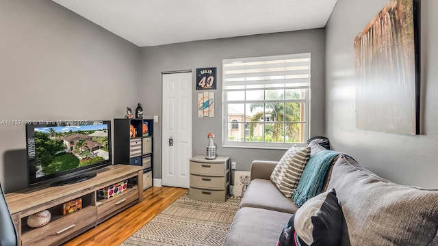 16204 SW 18th Pl, Miramar, FL 33027 - living area featuring light wood-type flooring