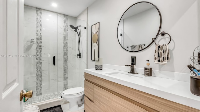 16204 SW 18th Pl, Miramar, FL 33027 - full bathroom with a marble finish shower and vanity