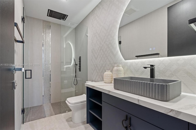 416 NW 24th St, Wilton Manors, FL 33311 - full bath featuring a shower stall and vanity