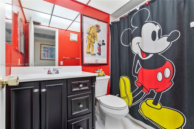 1512 NW 113th Way, Pembroke Pines, FL 33026 - full bathroom featuring tile patterned flooring, vanity, and curtained shower