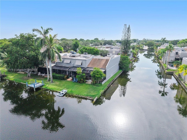 1512 NW 113th Way, Pembroke Pines, FL 33026 - aerial view of property and surrounding area featuring a nearby body of water
