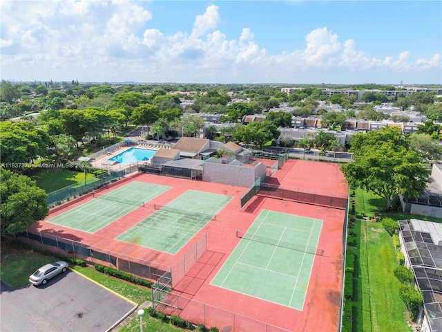 1512 NW 113th Way, Pembroke Pines, FL 33026 - drone / aerial view of a pool