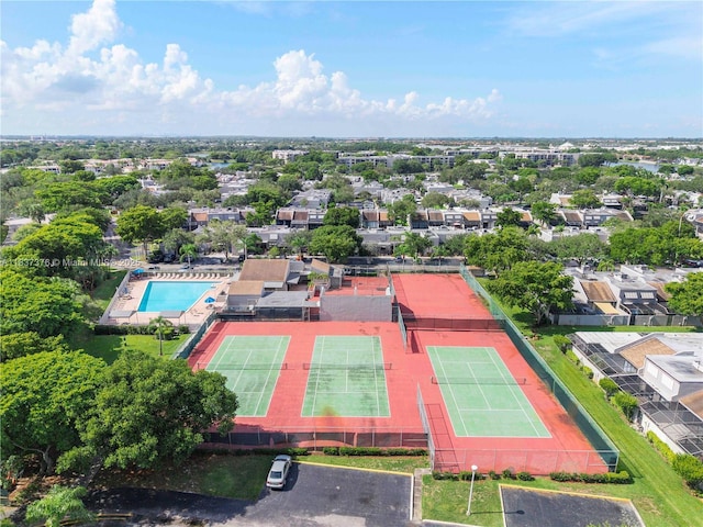 1512 NW 113th Way, Pembroke Pines, FL 33026 - drone / aerial view of a pool area