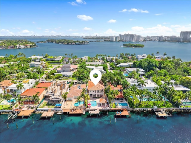 66 S Hibiscus Dr, Miami Beach, FL 33139 - aerial view of a large body of water