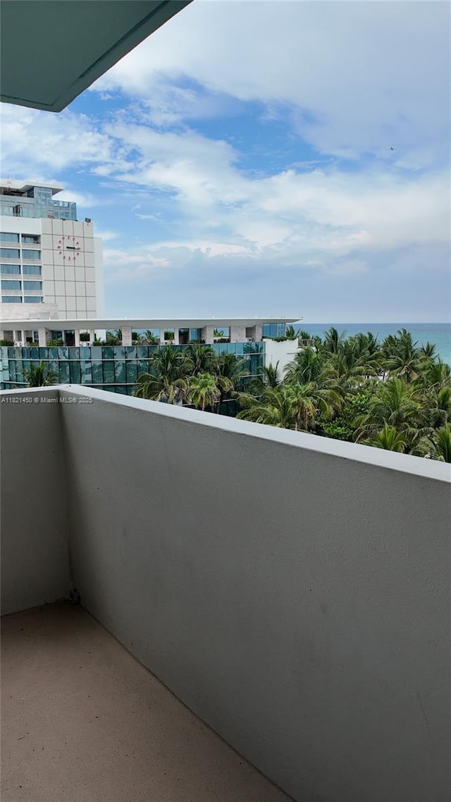 2899 Collins Ave Unit 821, Miami Beach, FL 33140 - balcony featuring a water view