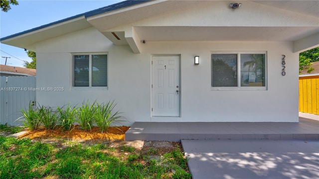 2820 NW 95th St, Miami, FL 33147 - view of exterior entry with stucco siding