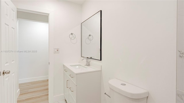 2820 NW 95th St, Miami, FL 33147 - bathroom with vanity and wood finished floors
