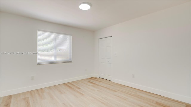 2820 NW 95th St, Miami, FL 33147 - spare room featuring light wood-type flooring