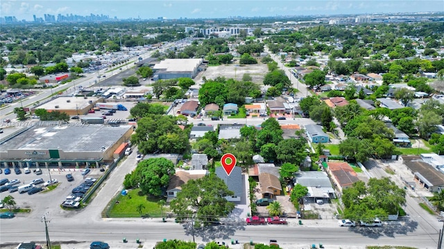 2820 NW 95th St, Miami, FL 33147 - aerial view of property's location with nearby urban area