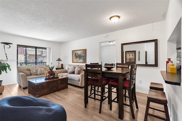 9730 Hammocks Blvd Unit 201-28, Miami, FL 33196 - living room with light wood-style flooring and a textured ceiling