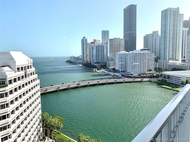 701 Brickell Key Blvd Unit 2011, Miami, FL 33131 - water view featuring skyline