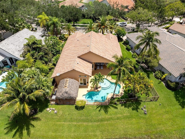 3043 Lakewood Dr, Weston, FL 33332 - aerial view of property and surrounding area featuring a pool