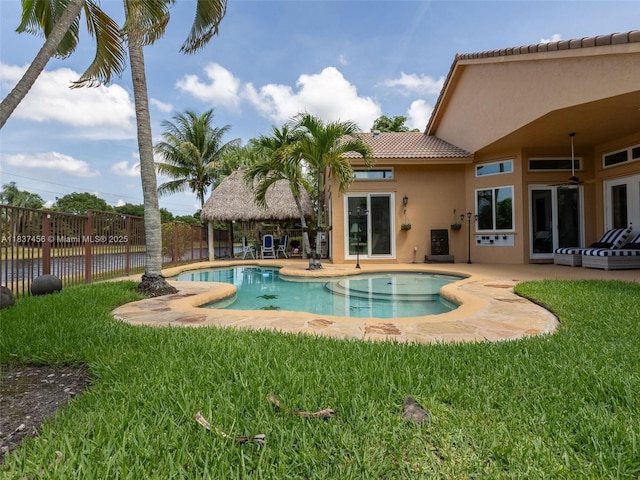 3043 Lakewood Dr, Weston, FL 33332 - view of pool featuring a patio area