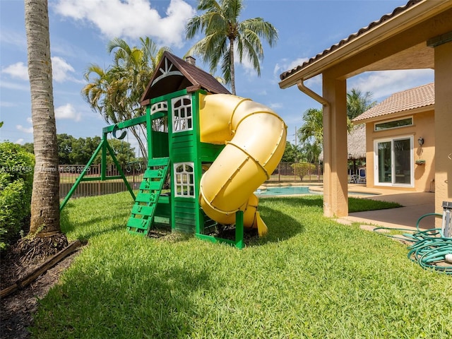 3043 Lakewood Dr, Weston, FL 33332 - view of play area featuring a patio