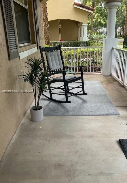 4603 Highgate Dr Unit C, Delray Beach, FL 33445 - view of porch