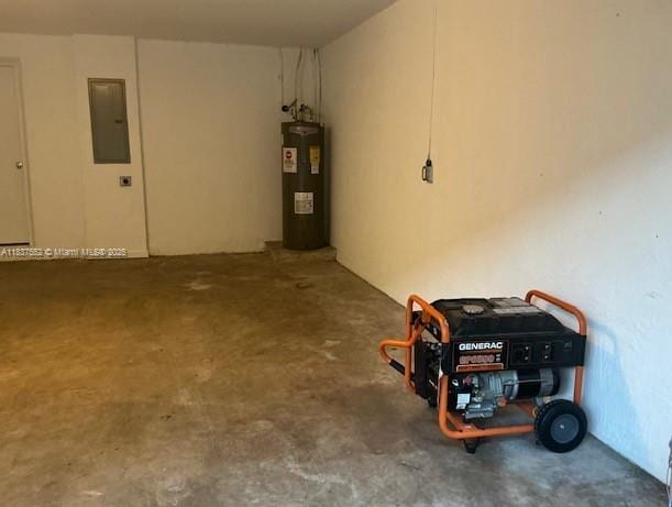 4603 Highgate Dr Unit C, Delray Beach, FL 33445 - garage with water heater and electric panel