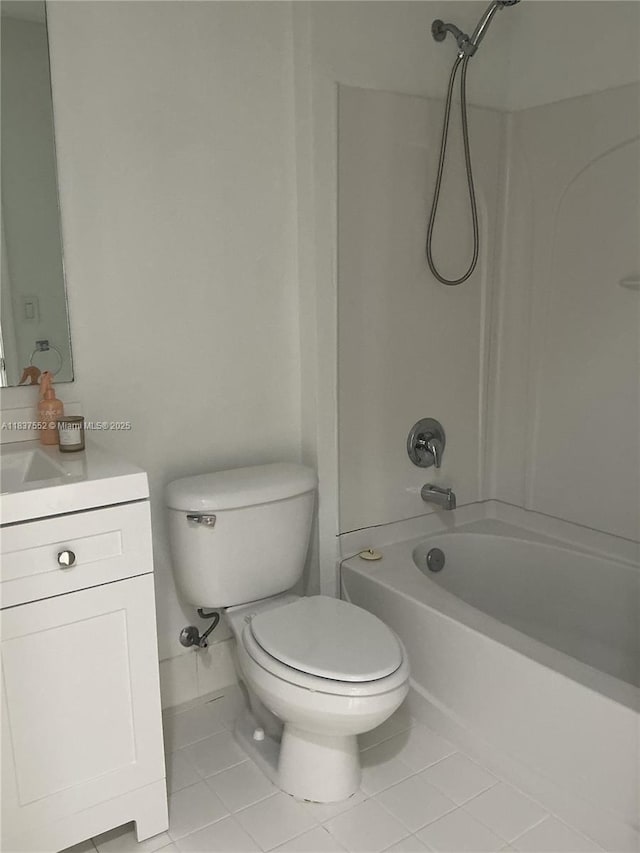 4603 Highgate Dr Unit C, Delray Beach, FL 33445 - full bath featuring tile patterned floors, vanity, and bathing tub / shower combination