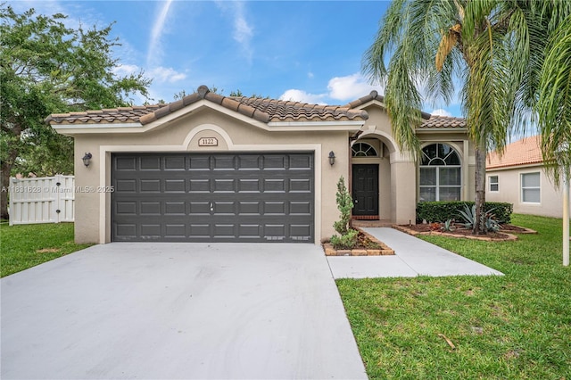 1122 NW 143rd Ave, Pembroke Pines, FL 33028 - mediterranean / spanish-style home with stucco siding, a garage, and driveway
