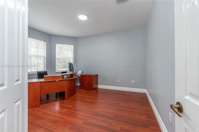 13850 NW 23rd St, Pembroke Pines, FL 33028 - home office featuring dark wood finished floors