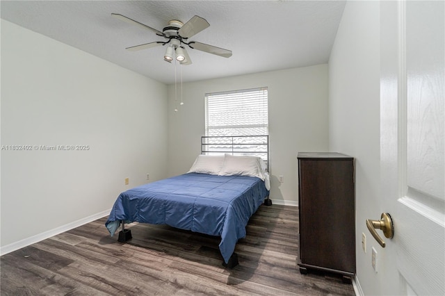 13850 NW 23rd St, Pembroke Pines, FL 33028 - bedroom featuring wood finished floors and ceiling fan