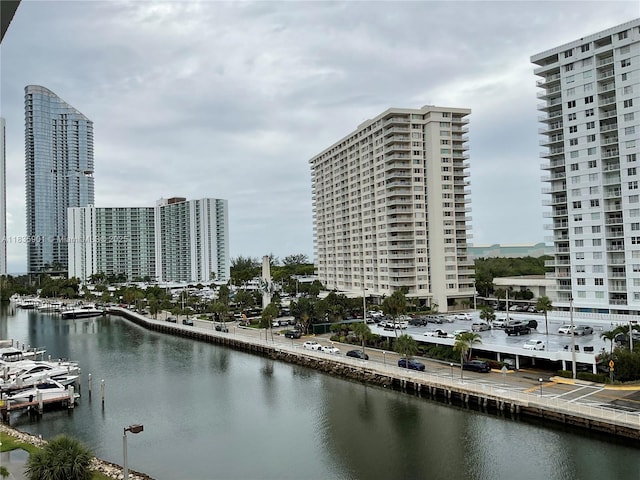 400 Kings Point Dr Unit 623, Sunny Isles Beach, FL 33160 - water view with nearby urban area