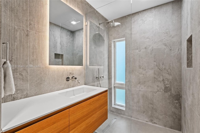 9033 Emerson Ave, Surfside, FL 33154 - full bath featuring walk in shower and vanity