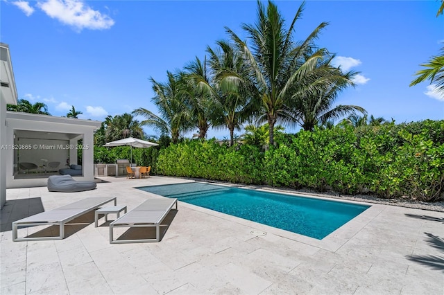 9033 Emerson Ave, Surfside, FL 33154 - view of pool featuring a patio area
