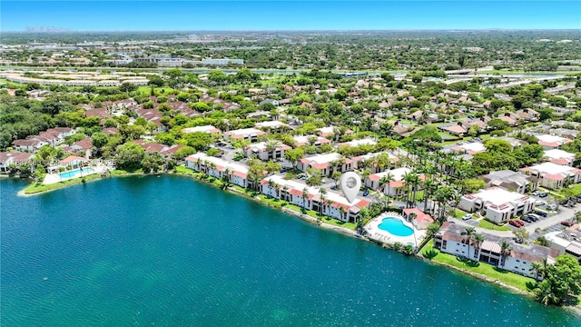 20145 NE 3rd Ct Unit 2, Miami, FL 33179 - aerial view of residential area with a large body of water and a pool