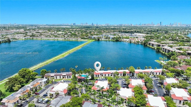 20145 NE 3rd Ct Unit 2, Miami, FL 33179 - aerial view of skyline and a nearby body of water