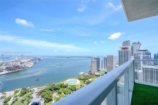 244 Biscayne Blvd Unit 4803, Miami, FL 33132 - water view featuring nearby urban area