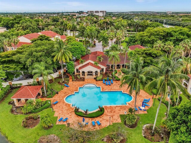 2071 Renaissance Blvd Unit 303, Miramar, FL 33025 - community pool with view of scattered trees