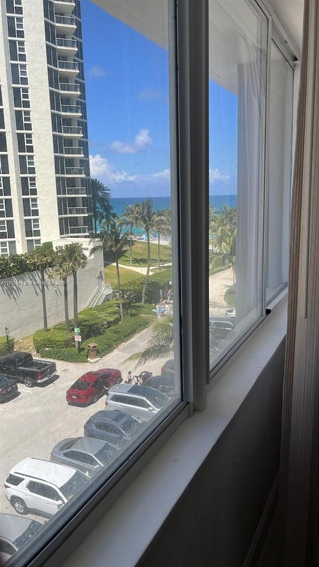 19201 Collins Ave Unit 330, Sunny Isles Beach, FL 33160 - detailed view of parking and nearby water