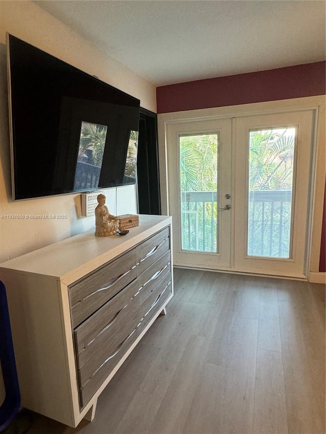 9986 Royal Palm Blvd Unit 9986, Coral Springs, FL 33065 - entryway featuring dark wood finished floors and french doors