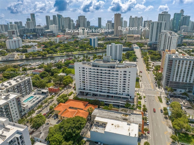 36 NW 6th Ave Unit 701, Miami, FL 33128 - aerial view of skyline and a large body of water