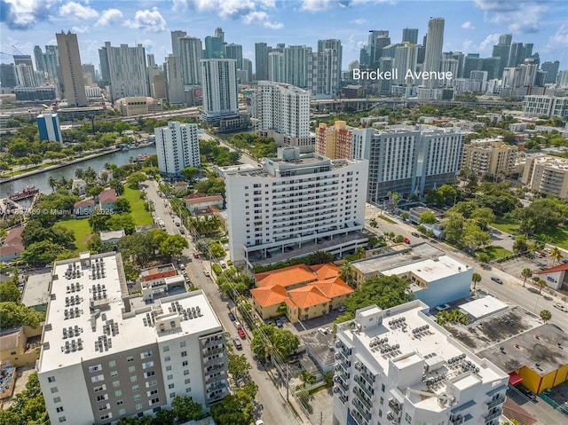 36 NW 6th Ave Unit 701, Miami, FL 33128 - drone / aerial view of city skyline