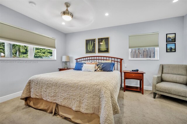 1533 Shenandoah St, Hollywood, FL 33020 - bedroom with carpet floors and recessed lighting