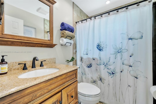 1533 Shenandoah St, Hollywood, FL 33020 - bathroom featuring vanity and curtained shower